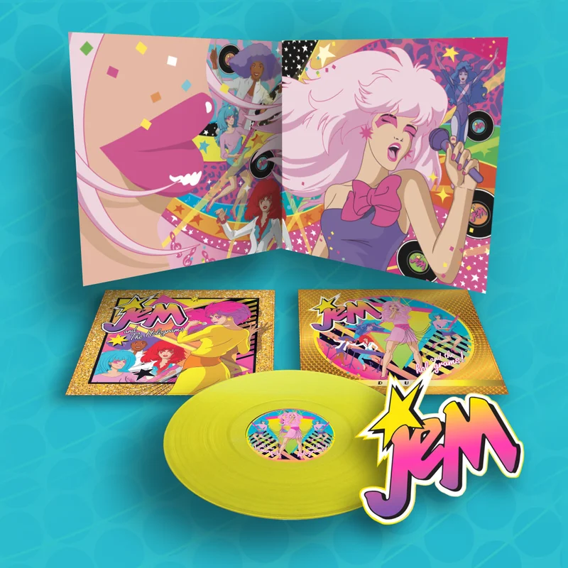 JEM AND THE HOLOGRAMS - JEM AND THE HOLOGRAMS - DELUXE EDITION - LEMONADE SPARKLE COLOR - VINYL LP