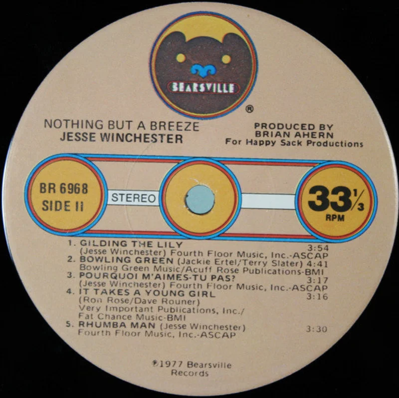 Jesse Winchester: Nothing But A Breeze 12"
