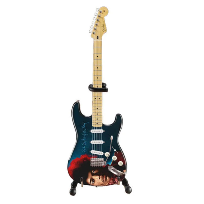 JIMI HENDRIX - BOTH SIDES OF THE SKY FENDER STRAT - MINI GUITAR