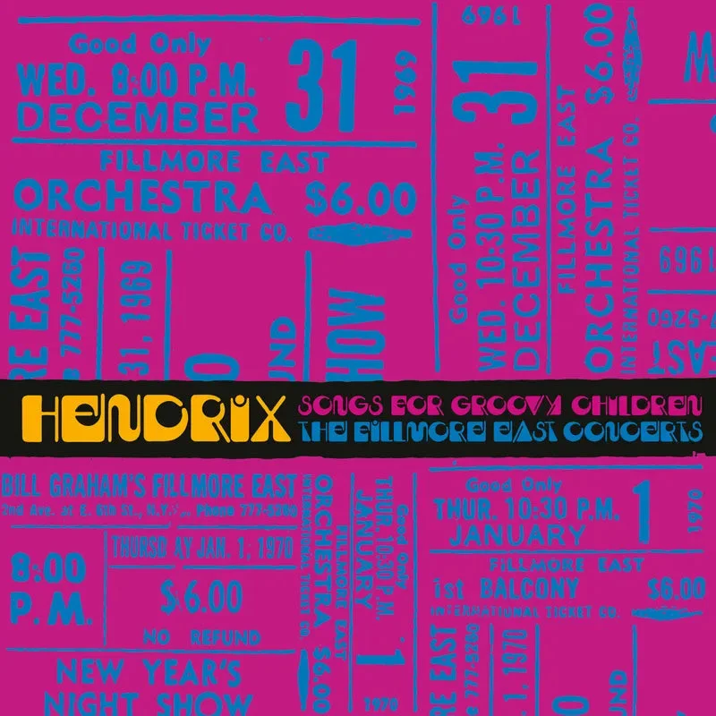 Jimi Hendrix: Songs For Groovy Children - The Fillmore East Concerts 12" (Black Friday 2024)