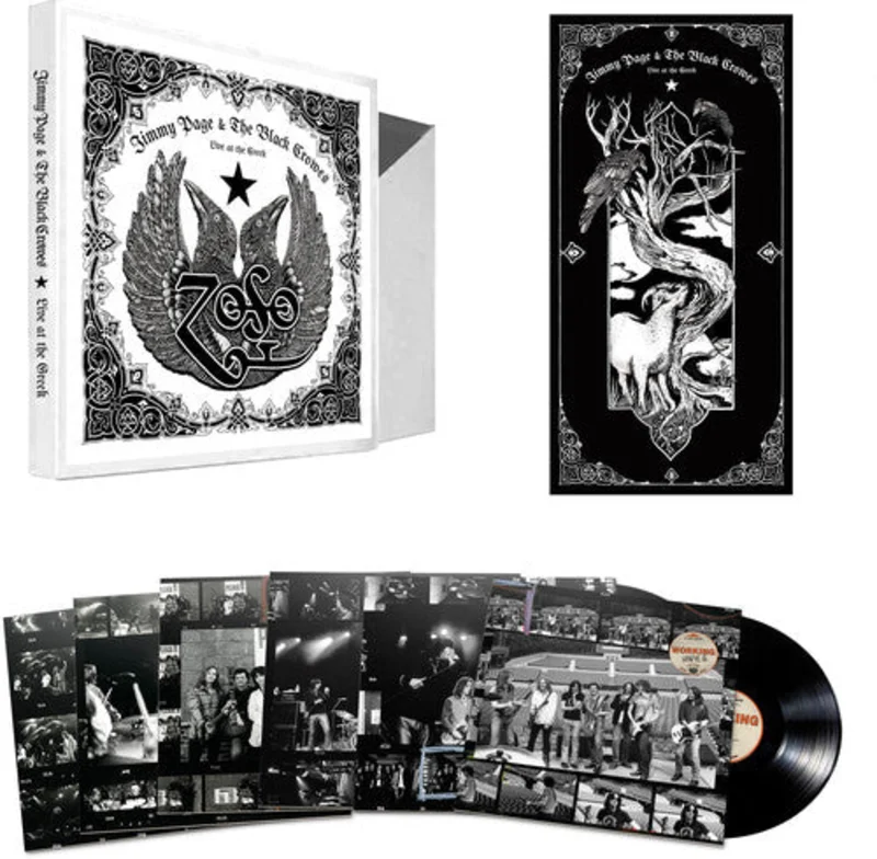 JIMMY PAGE & THE BLACK CROWES - LIVE AT THE GREEK - FULL SHOW - 6-LP - VINYL BOXED SET