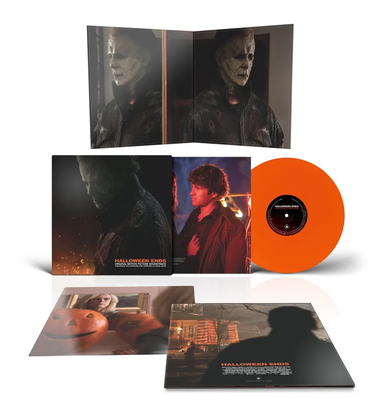 JOHN CARPENTER, CODY CARPENTER, & DANIEL DAVIES 'HALLOWEEN ENDS (ORIGINAL MOTION PICTURE SOUNDTRACK)' LP - PUMPKIN ORANGE