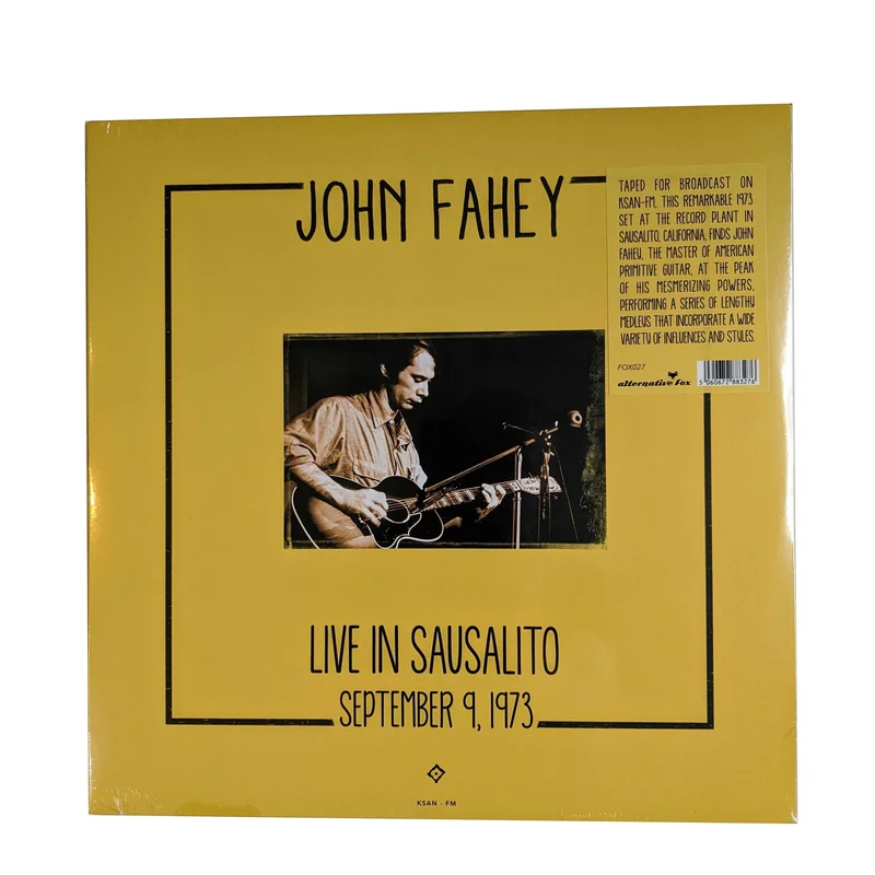 John Fahey: Live In Sausalito 1973 12"