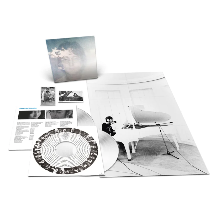 JOHN LENNON 'IMAGINE' THE ULTIMATE MIXES 2LP - DELUXE - WHITE