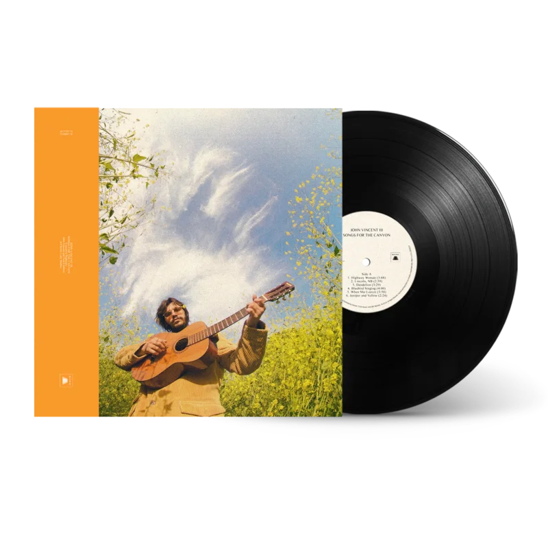 JOHN VINCENT III 'SONGS FOR THE CANYON' LP (Black Vinyl)