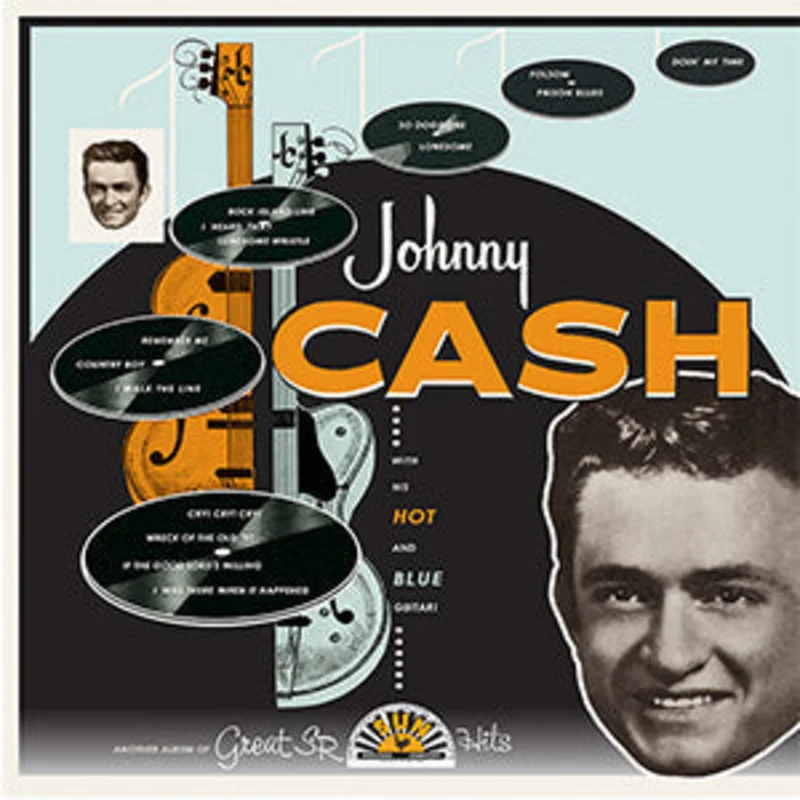 JOHNNY CASH 'WITH HIS HOT AND BLUE GUITAR' LP