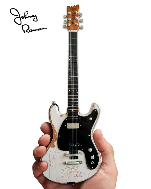 JOHNNY RAMONE - SIGNATURE 1965 MOSRITE VENTURES 2 - MINI GUITAR