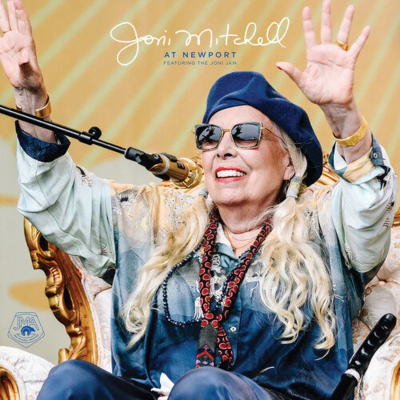 JONI MITCHELL - AT NEWPORT: FEATURING THE JONI JAM - CRYSTAL CLEAR COLOR - VINYL LP