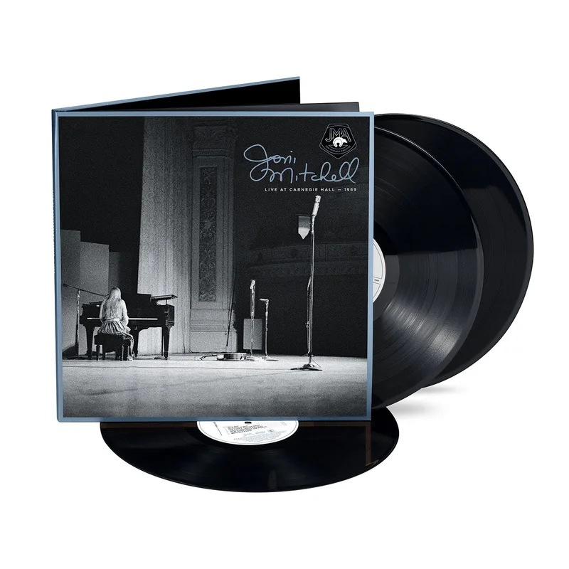 JONI MITCHELL - LIVE AT CARNEGIE HALL - 1969 - 3 LP SET - VINYL LP