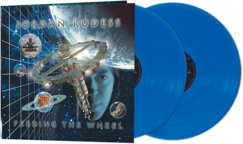 JORDAN RUDESS 'FEEDING THE WHEEL' 2LP - BLUE