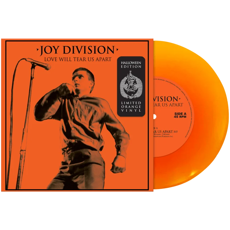 JOY DIVISION 'LOVE WILL TEAR US APART' 7" SINGLE - HALLOWEEN EDITION