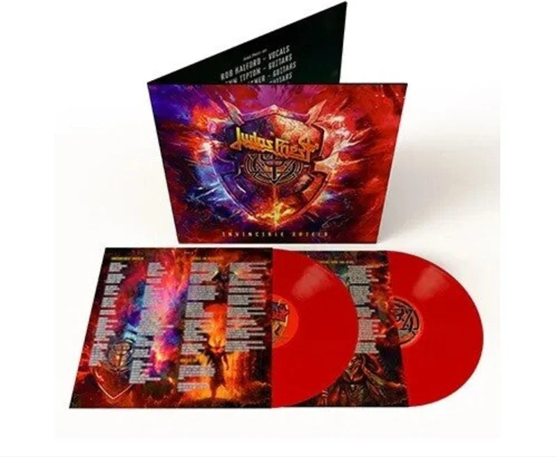 JUDAS PRIEST INVINCIBLE SHIELD 2LP - RED