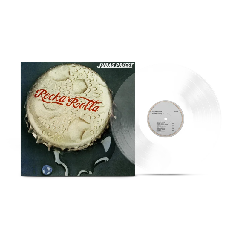 JUDAS PRIEST 'ROCKA ROLLA' 50TH ANNIVERSARY LP (Glass Clear Vinyl)