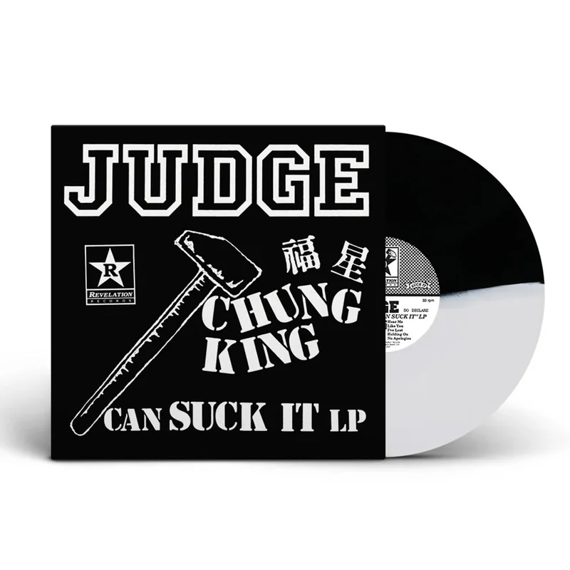 JUDGE 'CHUNK KING CAN SUCK IT' LP - BLACK/WHITE