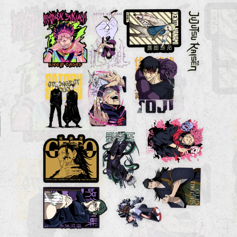 Jujutsu Kaison - vinyl sticker pack