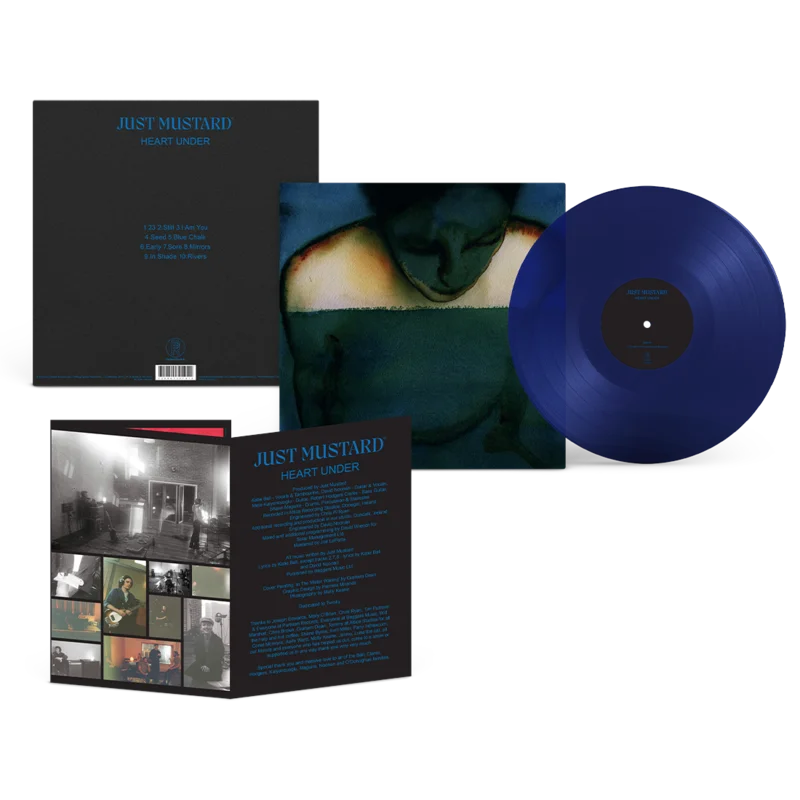 JUST MUSTARD 'HEART UNDER' LP - TRANSLUCENT BLUE