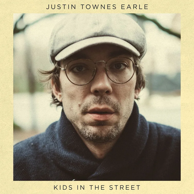 JUSTIN TOWNES EARLE 'KIDS IN THE STREET' LP - BLUE/GREEN/CHAMPAGNE