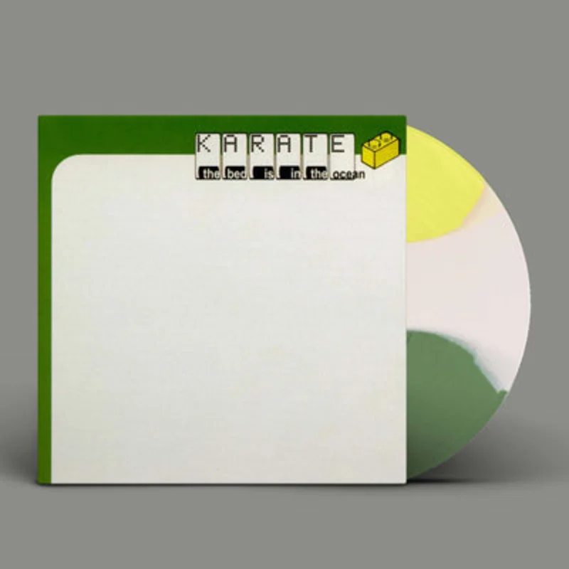 KARATE 'THE BED IS IN THE OCEAN' LP - LEGO TRICOLOR
