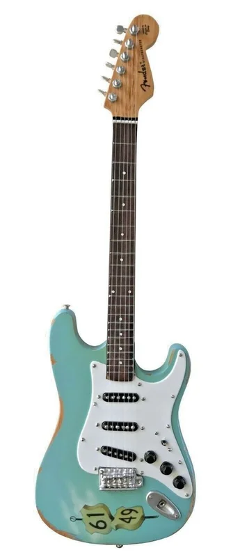 KENNY WAYNE - FENDER STRAT CROSSROADS BLUE - MINI GUITAR