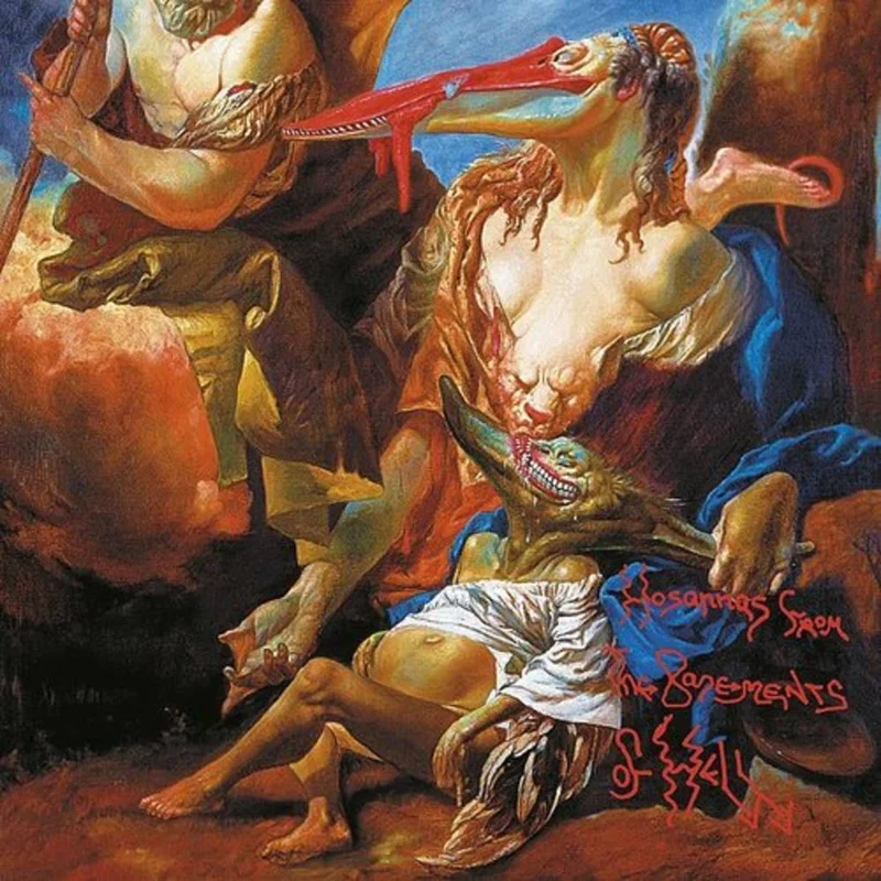 KILLING JOKE 'HOSANNAS FROM THE BASEMENT OF HELL' 2LP - RED/BLACK