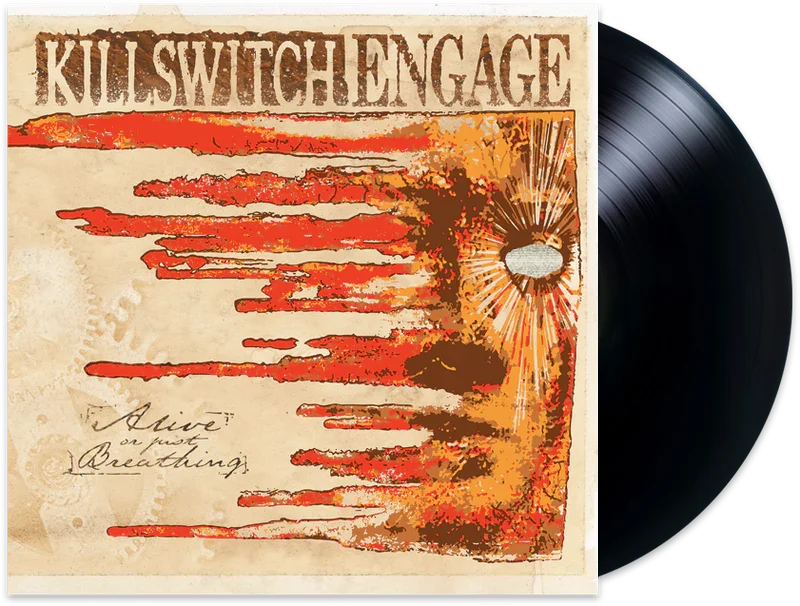 KILLSWITCH ENGAGE ALIVE OR JUST BREATHING LP - BLACK