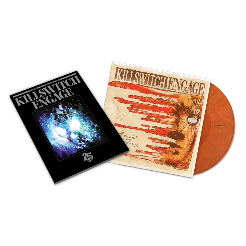 KILLSWITCH ENGAGE ALIVE OR JUST BREATHING LP - EXCLUSIVE - LTD. 500 - VOODOOO + "SKULL COVER" SPECIAL COLLECTOR'S EDITION DELUXE MAGAZINE