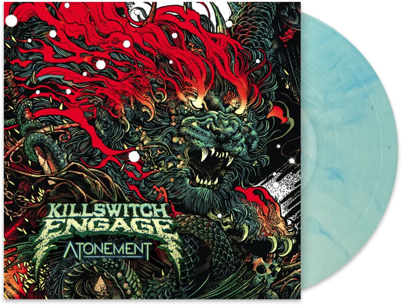 KILLSWITCH ENGAGE ATONEMENT LP - EXCLUSIVE - LTD. 500 - CLEAR MINT/MARBLED