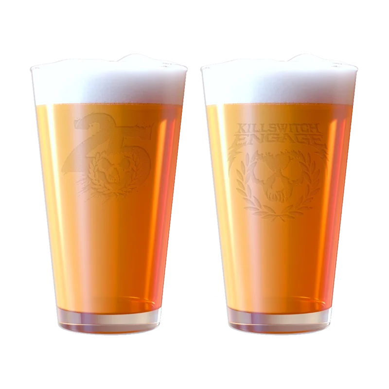 KILLSWITCH ENGAGE LIMITED EDITION EXCLUSIVE PINT GLASS SET