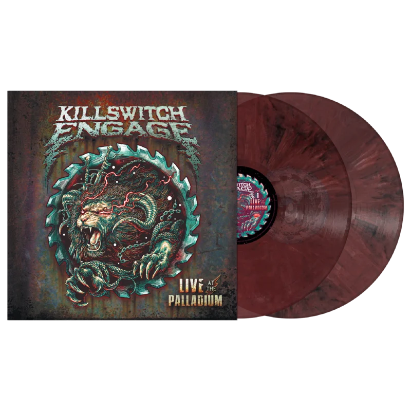KILLSWITCH ENGAGE 'LIVE AT THE PALLADIUM' 2LP - BURGUNDY/RED/MARBLE