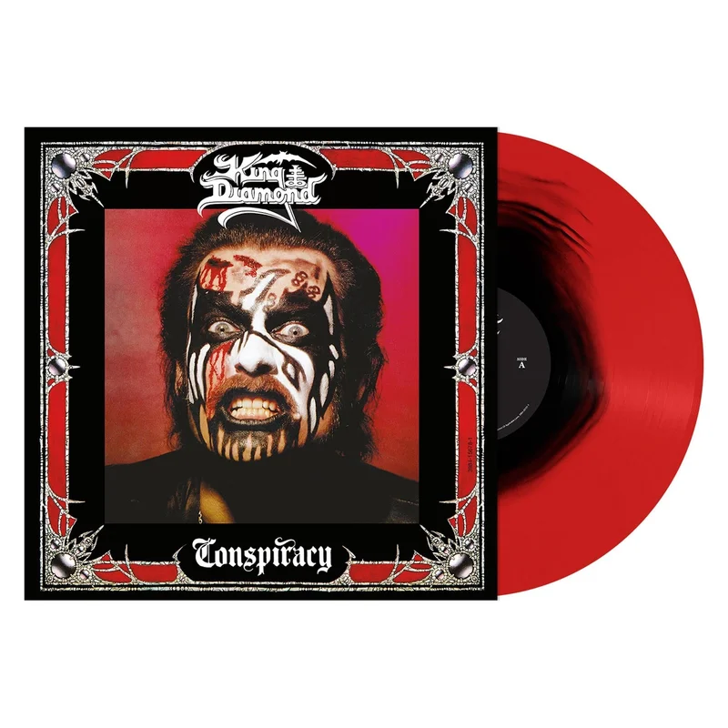 KING DIAMOND 'CONSPIRACY' LP - APPLE RED/BLACK HAZE