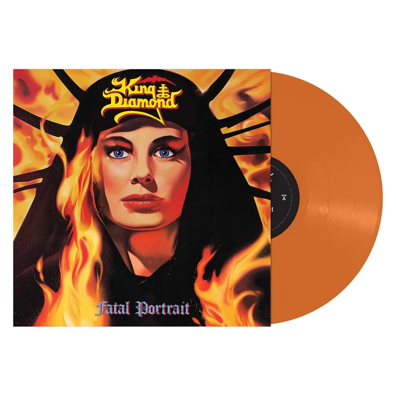 KING DIAMOND 'FATAL PORTRAIT' LP  - OPAQUE TANGERINE