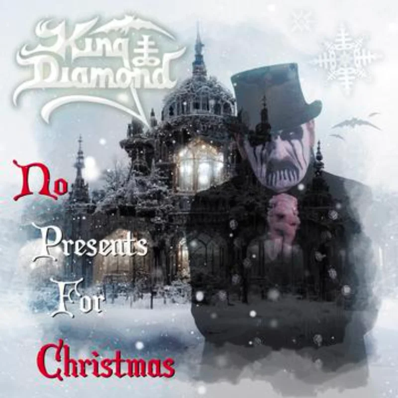 KING DIAMOND 'NO PRESENTS FOR CHRISTMAS' LP - BLACK/WHITE