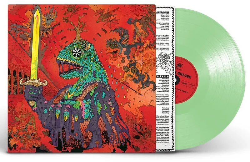 KING GIZZARD & THE LIZARD WIZARD '12 BAR BRUISE' LP - DOUBLEMINT GREEN
