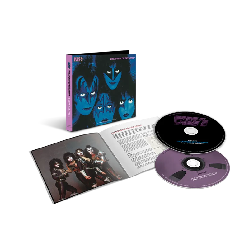 KISS 'CREATURES OF THE NIGHT' 2CD - DELUXE 40TH ANNIVERSARY EDITION