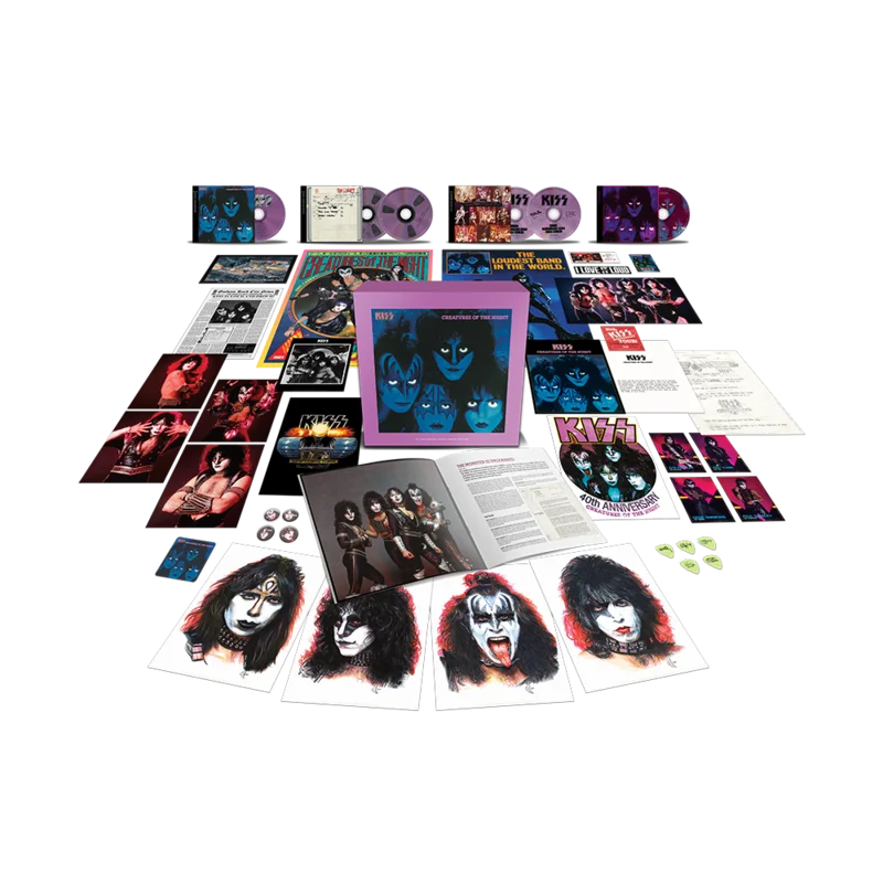 KISS 'CREATURES OF THE NIGHT' 5CD BOX SET - SUPER DELUXE 40TH ANNIVERSARY EDITION