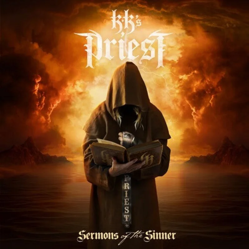 KK's PRIEST 'SERMONS OF THE SINNER' LP - RED