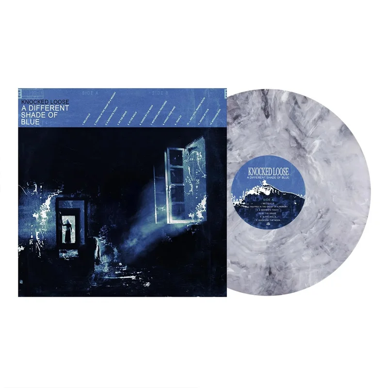 KNOCKED LOOSE 'A DIFFERENT SHADE OF BLUE' LP - BLEACH DELUXE MARBLE