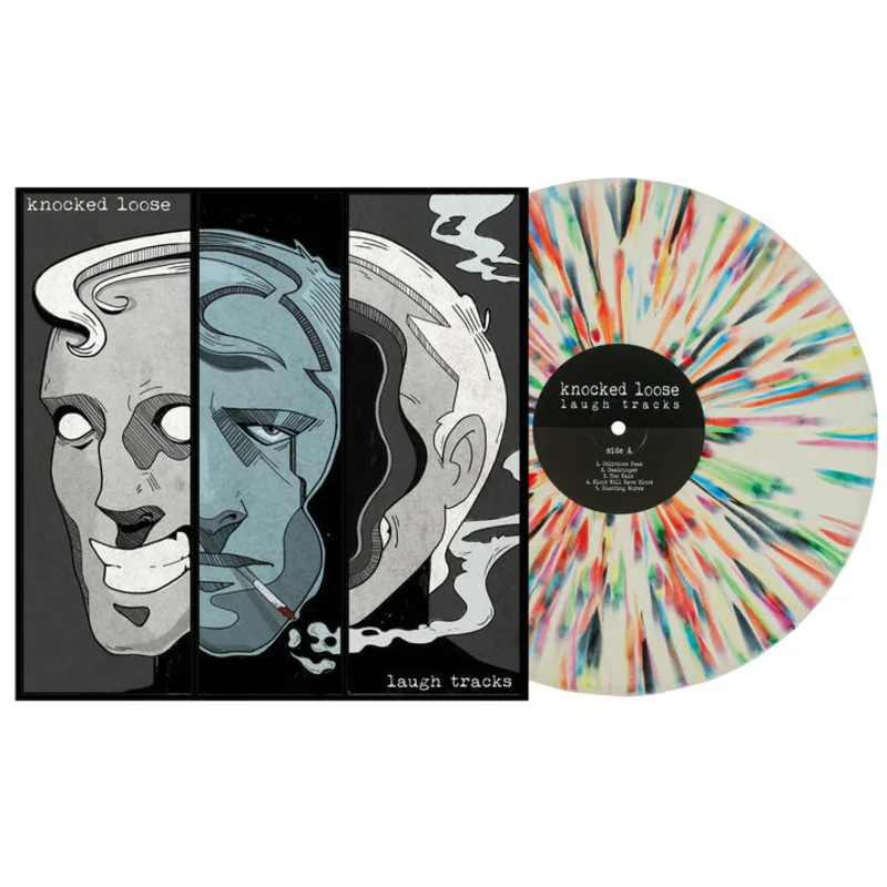 KNOCKED LOOSE 'LAUGH TRACKS' LP (Bone w/Rainbow Splatter Vinyl)