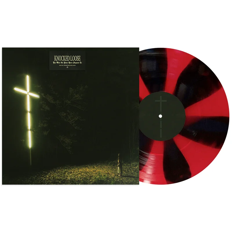 KNOCKED LOOSE YOU WON'T GO BEFORE YOU'RE SUPPOSED TO LP - EXCLUSIVE - LTD. 500 - BLOOD RED/BLACK/PINWHEEL
