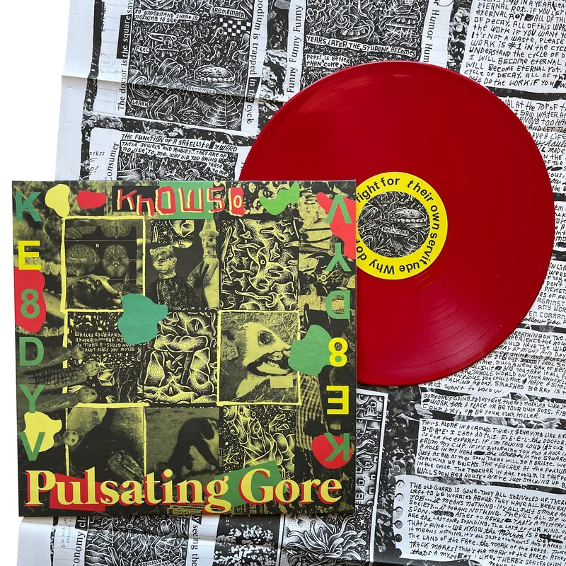 Knowso: Pulsating Gore 12" red vinyl