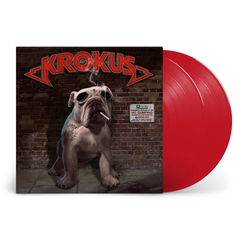 KROKUS 'DIRTY DYNAMITE' 2LP - TRANSPARENT RED