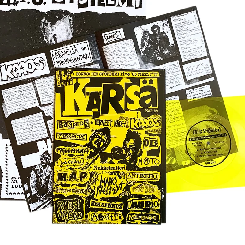 Krs zine + HIC Systeemi 7" flexi
