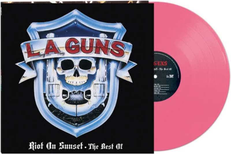 L.A. GUNS 'RIOT ON THE SUNSET STRIP' LP - PINK