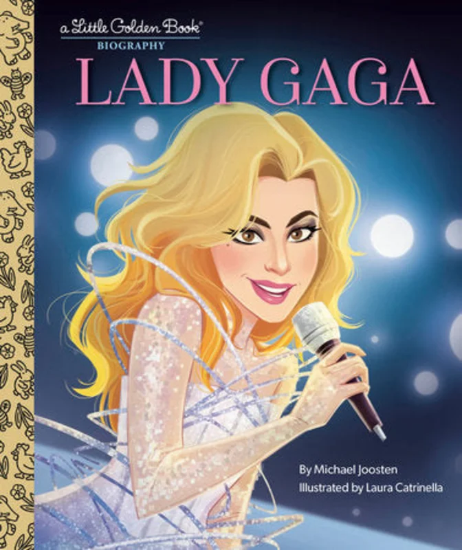 LADY GAGA - LADY GAGA: A LITTLE GOLDEN BOOK BIOGRAPHY - HARDCOVER - BOOK