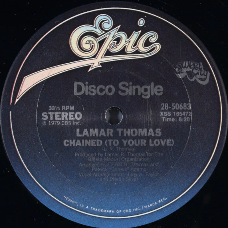 Lamar Thomas: Chained (To Your Love) / Don't Let It Be (All In My Mind) 12"