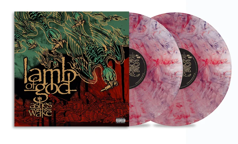 LAMB OF GOD ASHES OF THE WAKE 20TH ANNIVERSARY 2LP - EXCLUSIVE - LTD. 500 -  WHITE/BLACK/RED/SWIRL