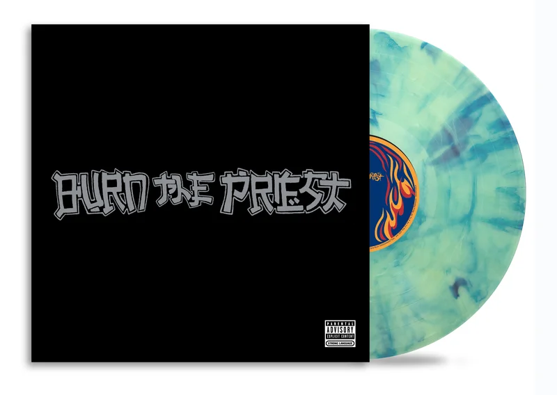 LAMB OF GOD BURN THE PRIEST LP - EXCLUSIVE - LTD. 500 - TURQUOISE/DARK BLUE SMOKE