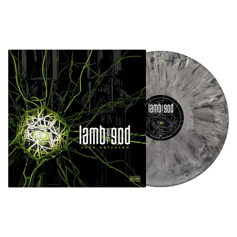 LAMB OF GOD - INTO OBLIVION - GREY & BLACK MARBLE COLOR - VINYL LP
