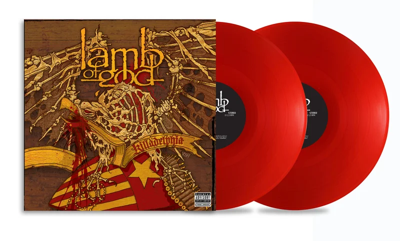 LAMB OF GOD KILLADELPHIA 2LP - EXCLUSIVE - LTD. 500 - TRANSLUCENT RUBY