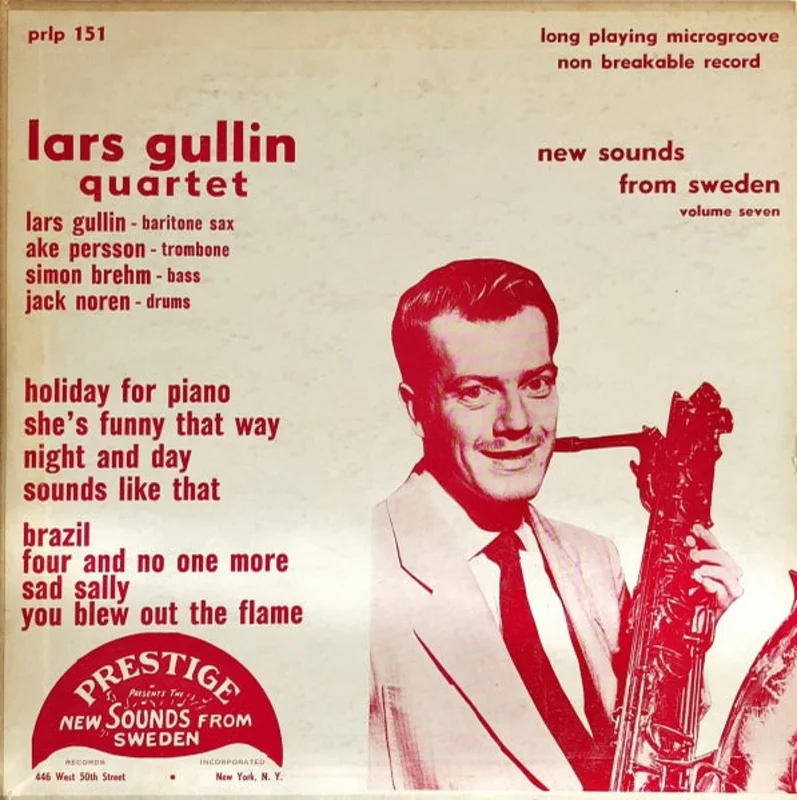 Lars Gullin Quartet: New Sounds From Sweden 10"